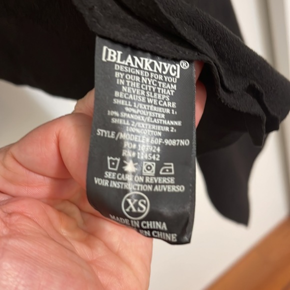 Black suede feel long cardigan with snap wrap feature - Picture 7 of 7